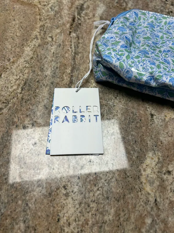 Roller Rabbit Makeup Bag blue  - Image 4