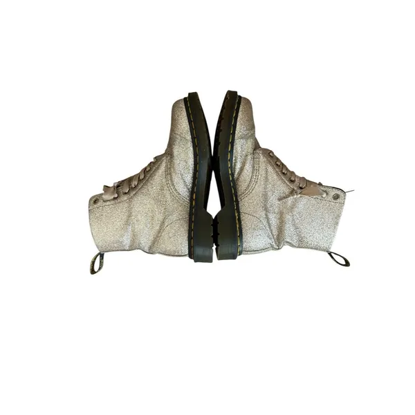 Dr Martens 1460 Pascal Glitter Boots Palegold Womens Size 7 - Image 11