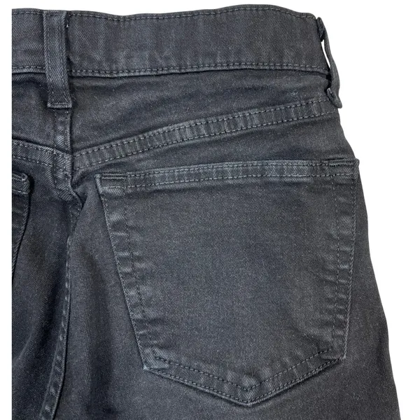 Topshop Jamie Skinny Ankle Jeans‎ 26 Black Mid-Rise Stretch Denim Emo Goth Pants - Image 9