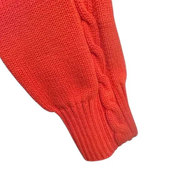 Vintage 90s Ralph Lauren Golf Women Cable Knit Sweater Size‎ Large - Image 2