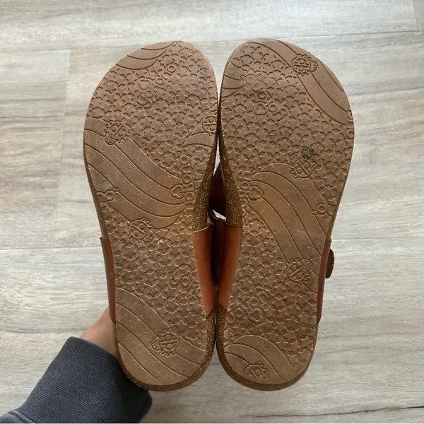 Yokono Made in Spain Ibiza Brown T-Strap Leather Sandals Size 7.5 - Image 10