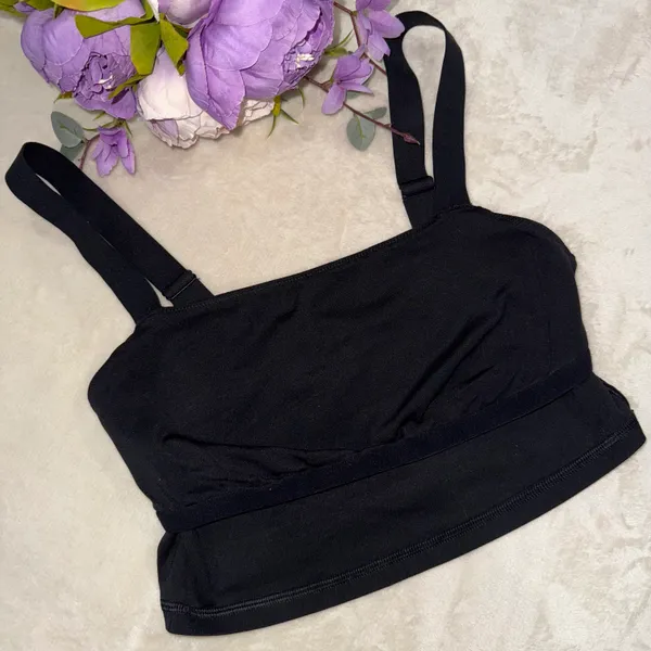 Aerie Offline Black Ribbed Bra Top - Image 13