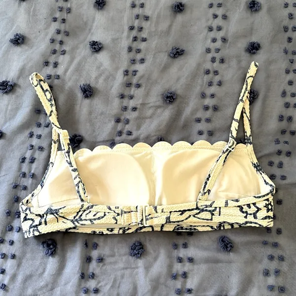 Aerie Scalloped Bandeau Swim Top - Image 5