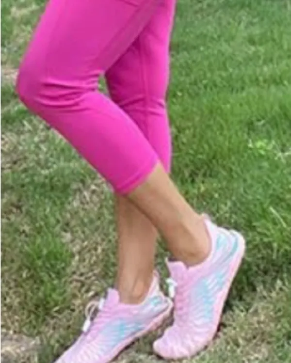 Lightweight Pink Breathable Barefoot Athletic Shoes with Anti-Slip Sole - Image 9