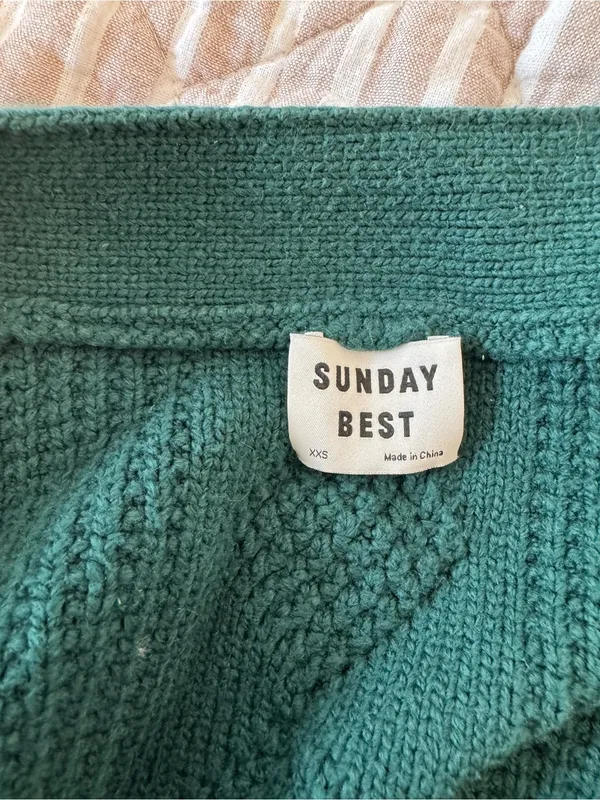 Aritzia Sunday Best Cable Knit Cardigan - Image 3