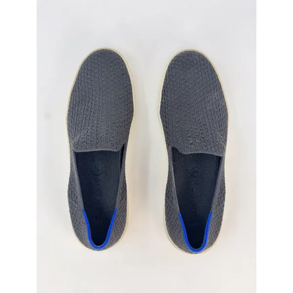 Rothys Womens Shoes Black The Original Slip On Sneakers Comfort Loafer US 9.5 - Image 9