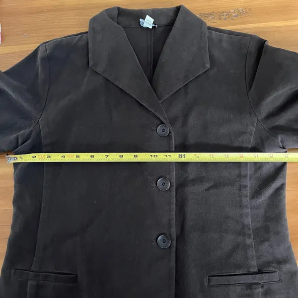 Eileen‎ Fisher Women's Brown Cotton Blend 3-Button Blazer Size Small - Image 8