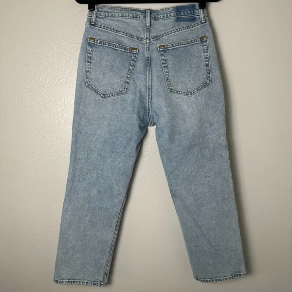 Abercrombie & Fitch Size 30/10 Women The Ankle Straight Ultra Hi Rise Jeans Blue - Image 3
