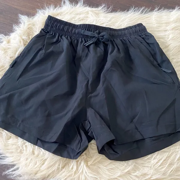 Source Unknown New Black Fashion Running Workout Shorts S - Image 2