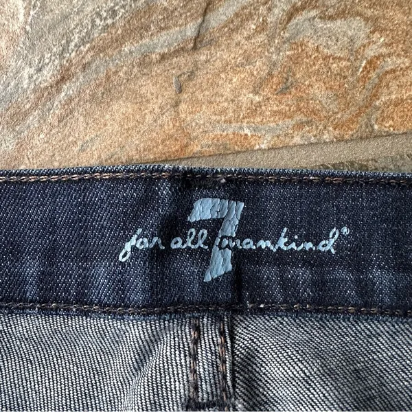 7 For All Mankind Straight Leg Jeans Low Rise Women's Size 27 USA - Image 6