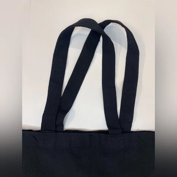 Reformation‎ Classic Black Canvas Tote - Image 3