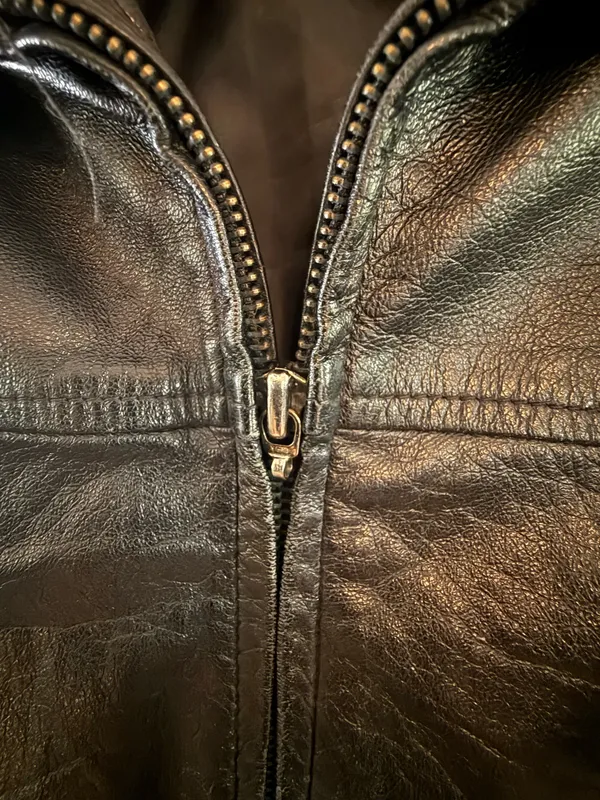JLC New York Black Genuine Leather Belted Jacket Women’s Small Y2K - Image 4