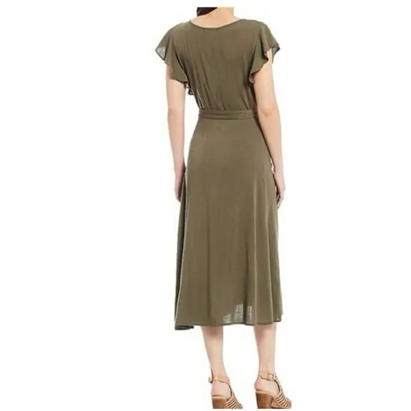 GB Gianni Bini Olive Green Dress - Image 5
