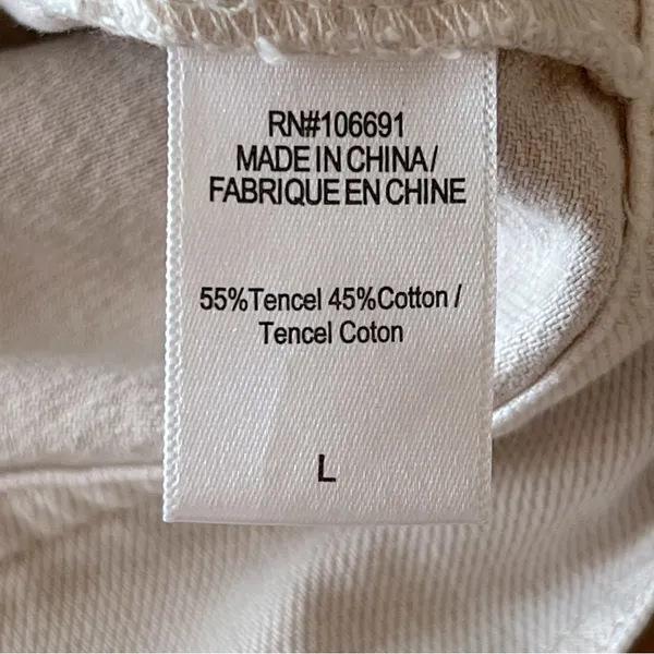 YFB Young Fabulous & Broke Beige Flap pocket Crop jacket, tencell blend, L NWOT - Image 14