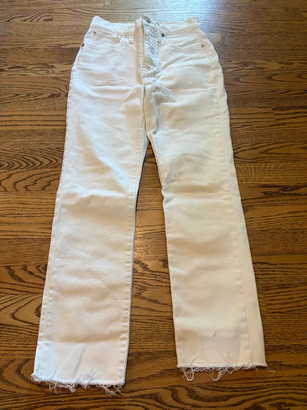 Madewell Jeans The Perfect Vintage Tile White - Image 2