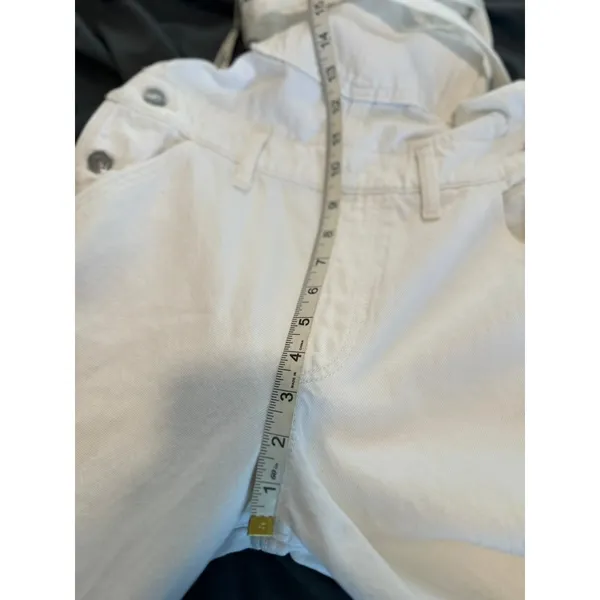 EUC Levi's Denim Overalls Minimalist Sz:29 White Bib Dungarees Modern - Image 5