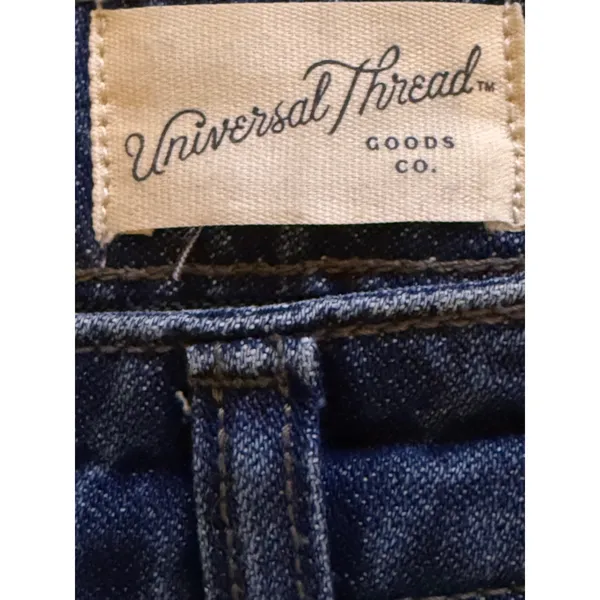 Universal Threads High Rise Wide Leg Jeans Womens 10‎ Long Medium Wash Utility - Image 4