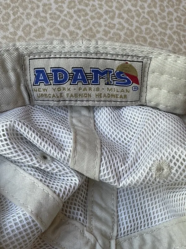 NWOT Embroidered 'Strong As A Mother' Off White Baseball Cap - Image 4
