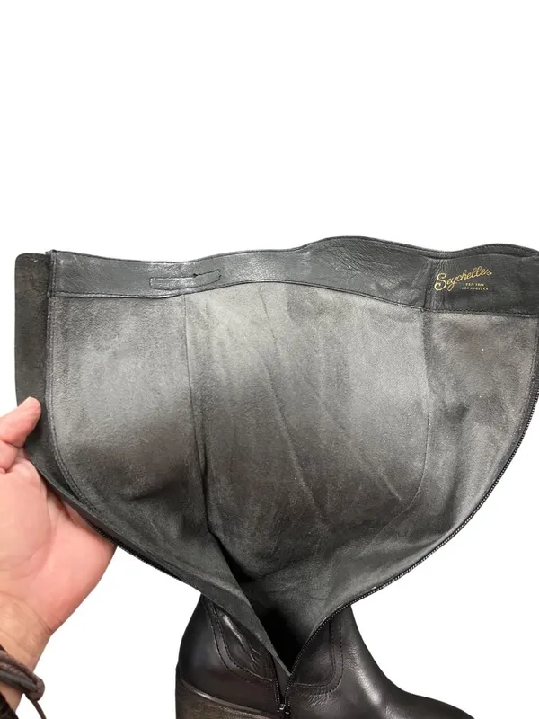 Seychelles wms black leather below knee equestrian riding boots sz 6 SKU 10-676 - Image 13