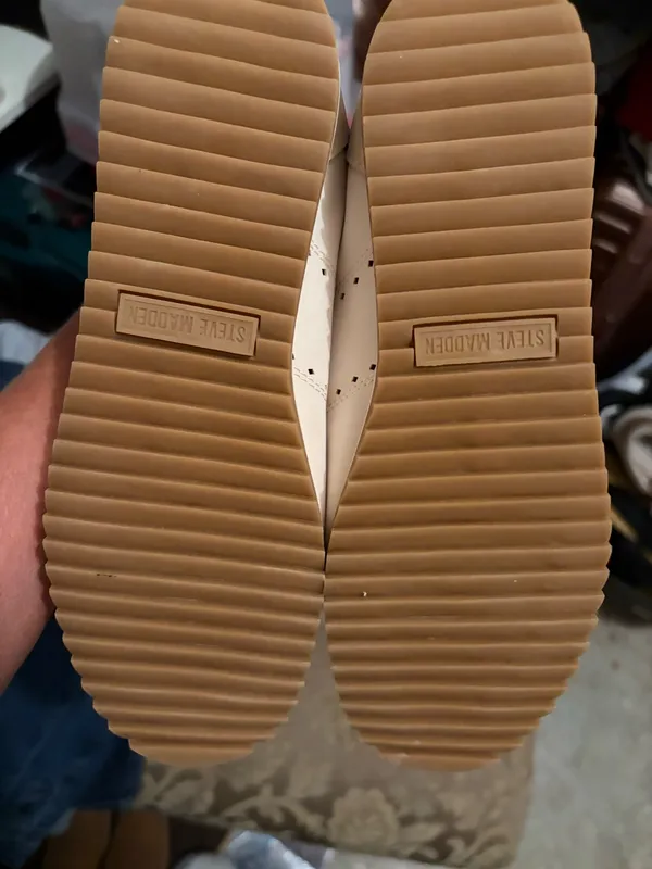 Steve Madden Sneakers Leather Tan - Image 10