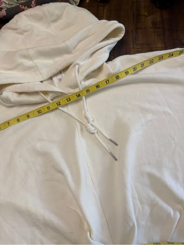 NWT The Drop Cream Oversized Hoodie Size L - Image 4