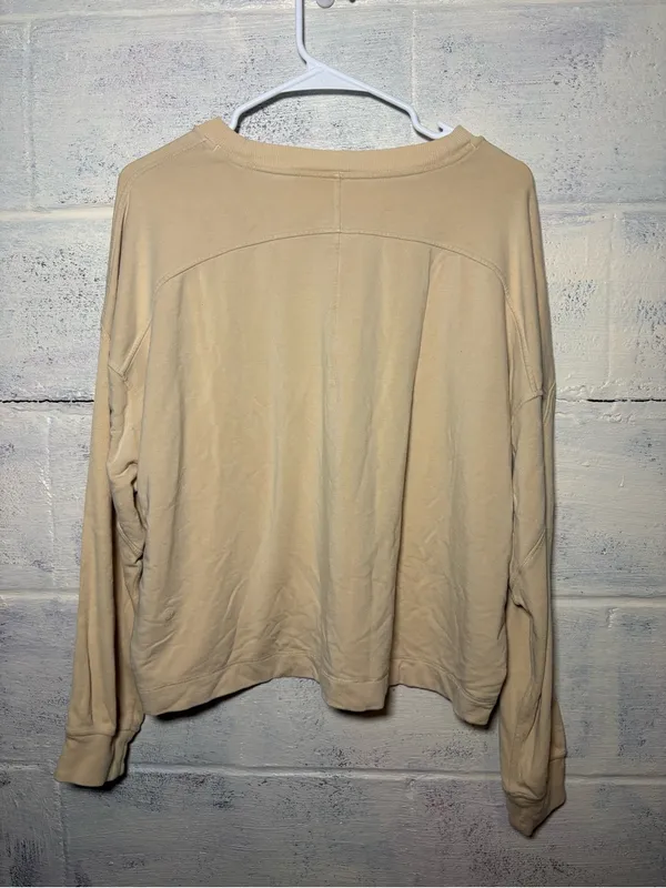 Lululemon oversized boxy crew sweater size 10 - Image 2