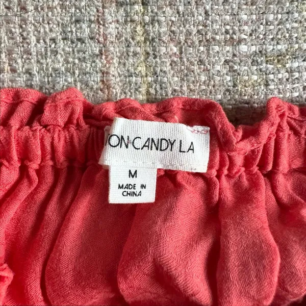 Cotton Candy LA Orange blouse - Image 2