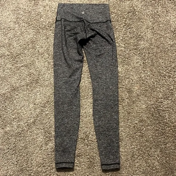Lululemon High Times Pant‎ Luon Suited Jacquard Black White Size 6 - Image 5