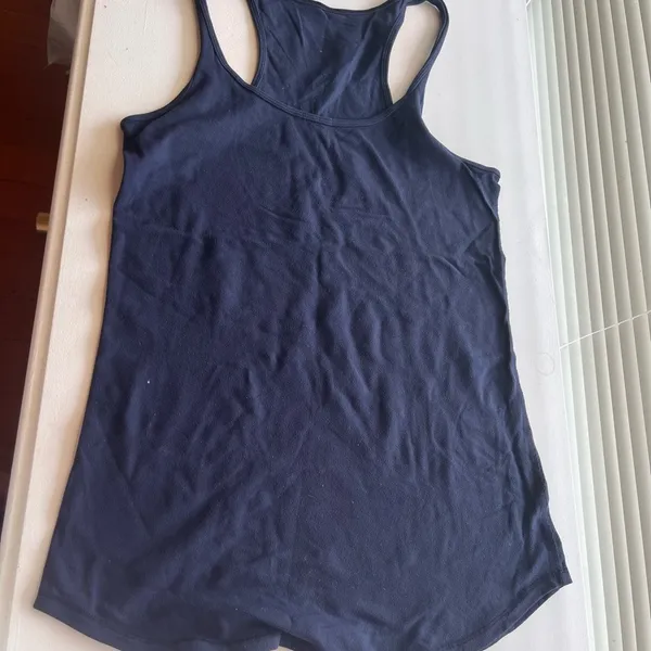 Lululemon Athletica Fitted Blue Tank Top - Image 4