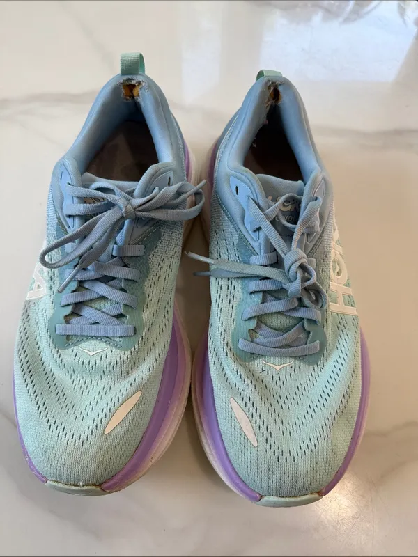 Hoka Pastel Mint & Lavender Women’s Running Sneakers - Image 2
