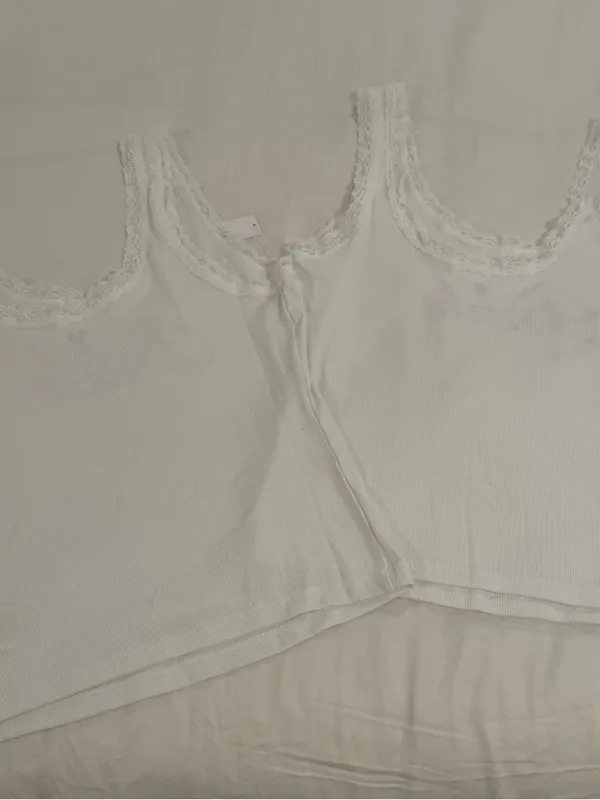 Rhinestoned Bride Lace Cami - Image 6