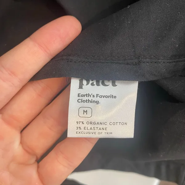 NWT Pact Cotton Twill Blazer Womens Sz Medium Workwear Career Organic Cotton - Image 5