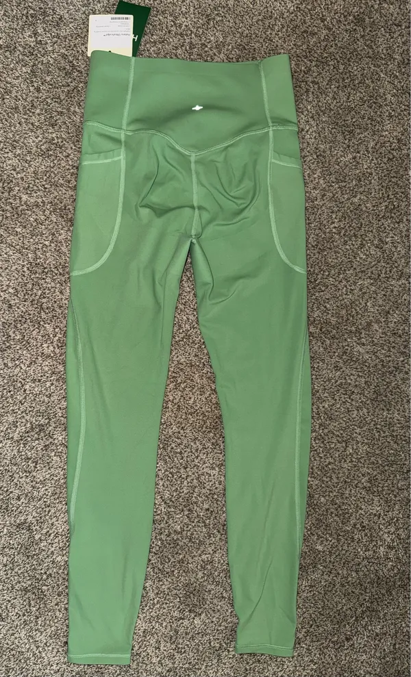 Halara UltraSculpt High Waisted Leggings Green Size S - Image 2