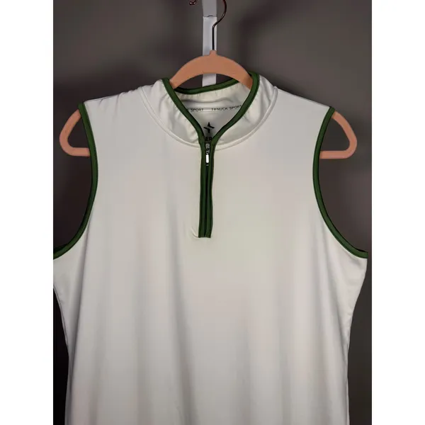 Tuckernuck Sport‎ Tennis Dress XL White Zip Athletic Preppy Golfcore Pickleball - Image 3