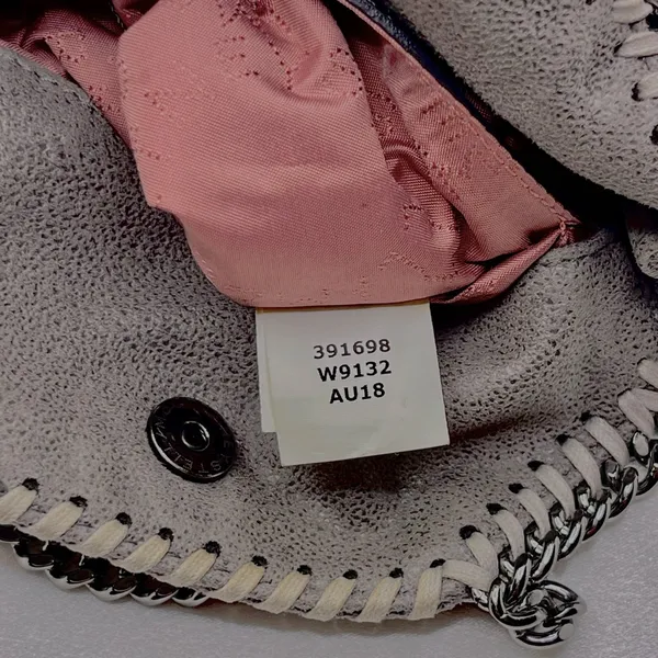 Authentic Stella McCartney Falabella Mini Tote in classic grey - Image 7