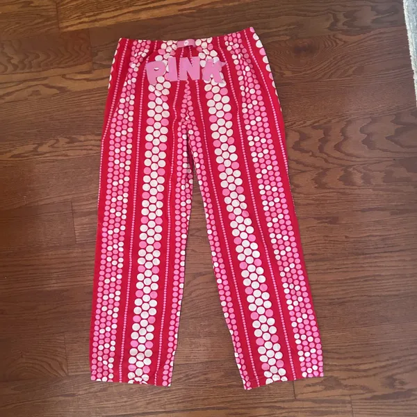 Vintage 2000’s Victoria’s Secret PINK Polka Dots Pajama Pants PJs Size Large i - Image 10