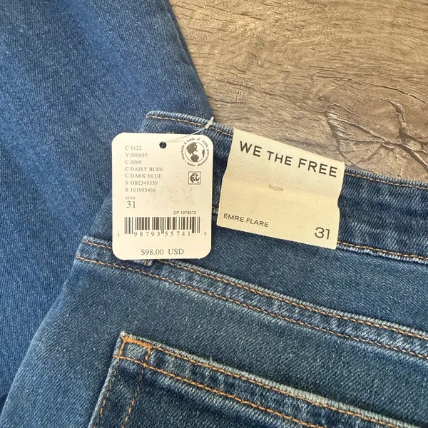 We the free EMRE FLARE in dark blue size 31 NWT‎ - Image 8