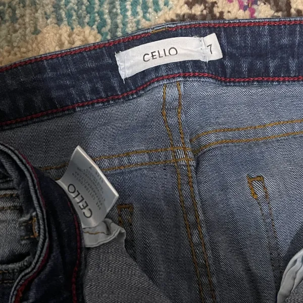 Cello Distressed Jeans, Size 7 - Image 2