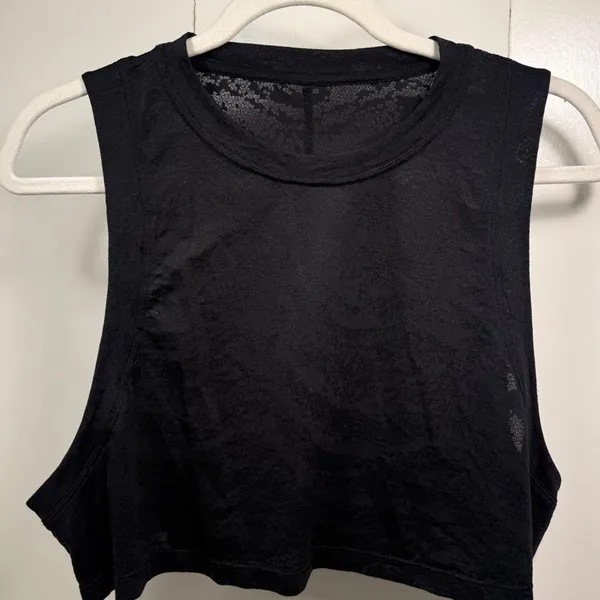 Lululemon Black Sheer Will Tank - Image 2