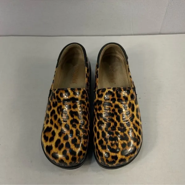 Alegria‎ Keli Leopard Print Patent Slip-On Comfort Shoes | Women’s 38 (8–8.5) - Image 9