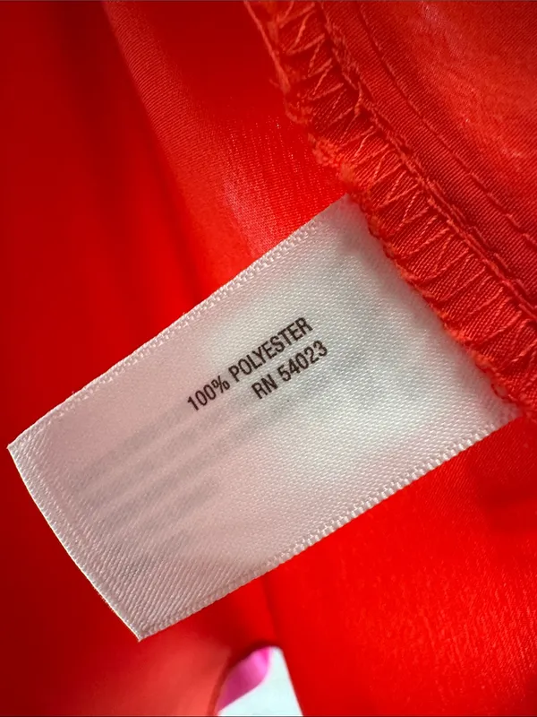 Old Navy Hot Pink Orange Maxi Dress Colorblock L halter style beach vacation - Image 8