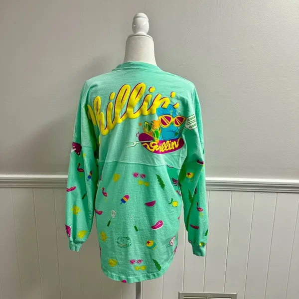 Disney Parks Toy Story Summer Splash Long Sleeve Spirit Jersey Blue Small S - Image 14