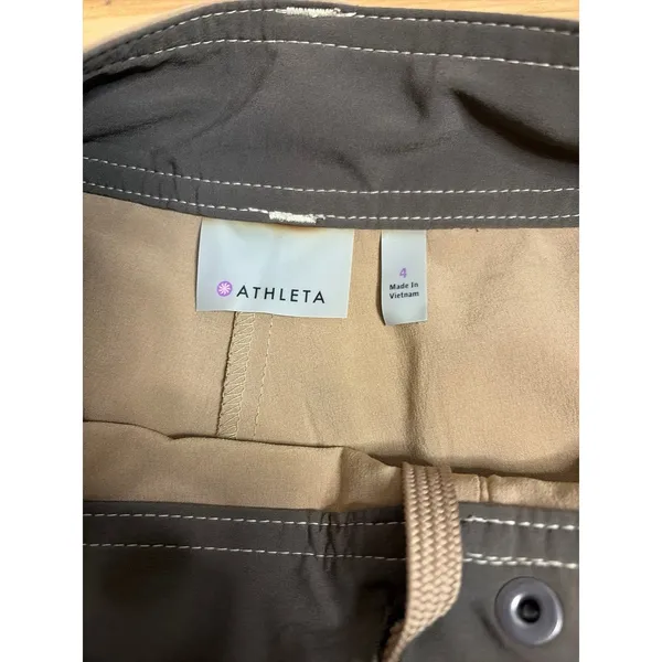 tan Athleta Whatever active skort with front seam detailing - Image 7