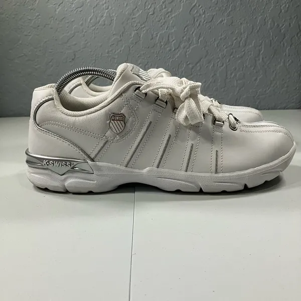 K-Swiss White Sneakers Women's Size 11 - Image 2