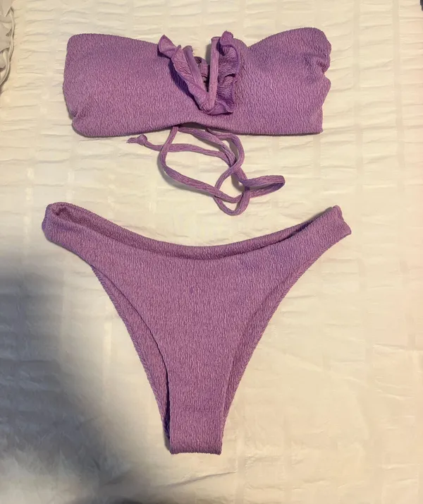 SheIn Lilac Swim Suit Set - Image 4
