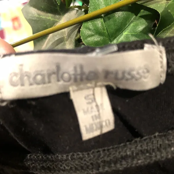 Charlotte Russe Black Long Sleeve Top - Image 2
