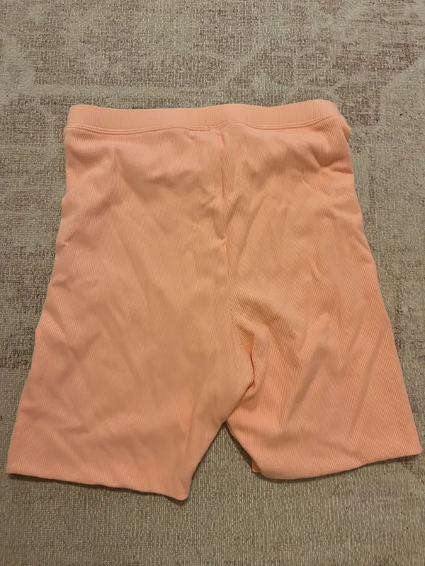 White Fox Biker Boutique Shorts Ribbed - Image 2