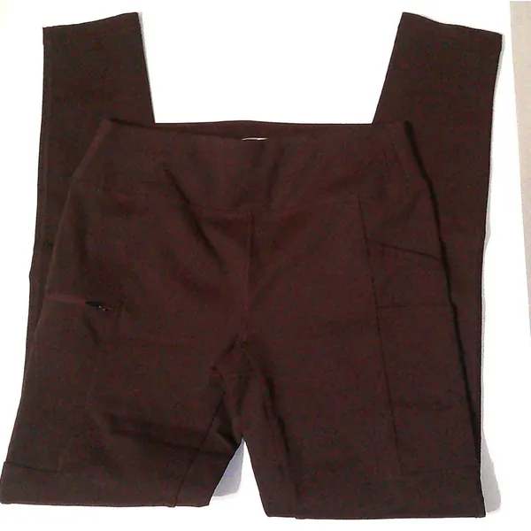 NWT New S Tall 4 6 Maroon Red Blackberry Carhartt Leggings Pants Womens High Wai - Image 4