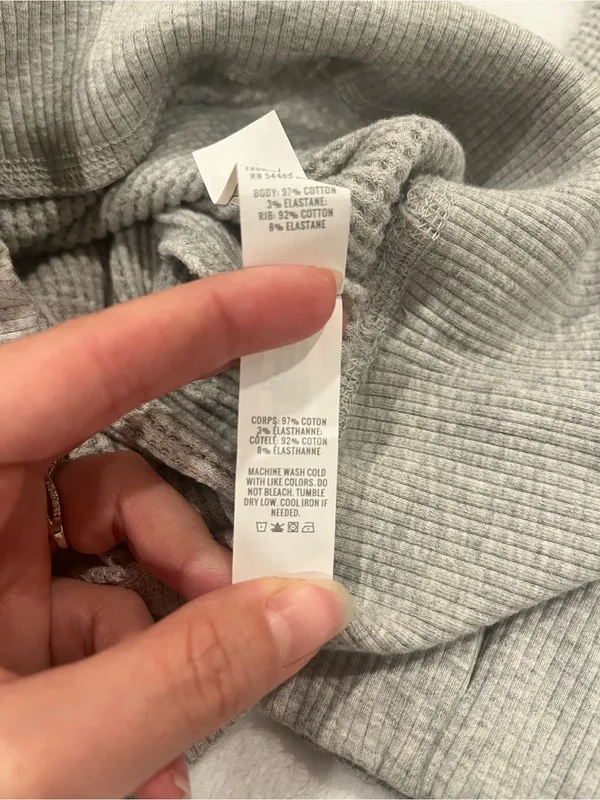 OFFLINE by Aerie Waffle Knit Raglan Long Sleeve Top - Medium - Image 4
