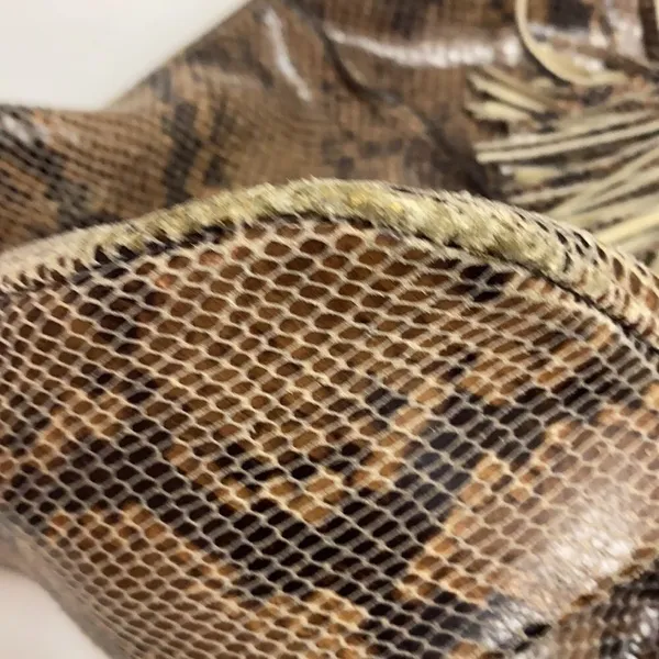 G.I.L.I. Milano Snake Print Leather Hobo Bag C9‎ - Image 12